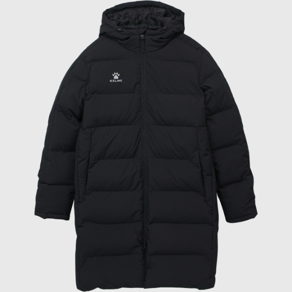 Куртка KELME утепленная длинная детская Черный (000)