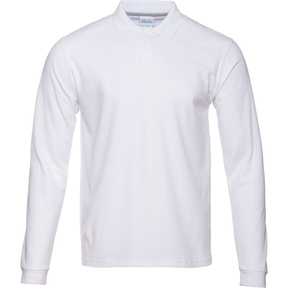 Рубашка поло унисекс STAN длинный рукав хлопок 185, 104LS