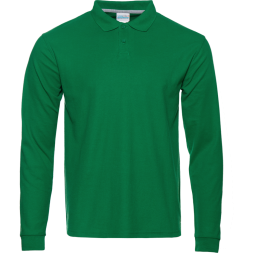 Рубашка поло унисекс STAN длинный рукав хлопок 185, 104LS