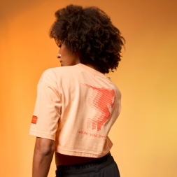 CAMISETA MANGA CORTA STEP NARANJA