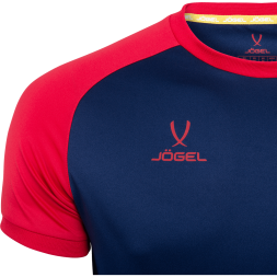 Футболка игровая JÖGEL CAMP Reglan Jersey, темно-синий/красный