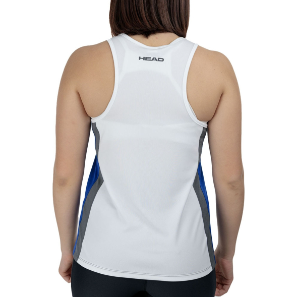 Майка жен. HEAD Club 25 Tech Tank Top W 814735-RoWH-XS, р.XS, полиэстер, белый