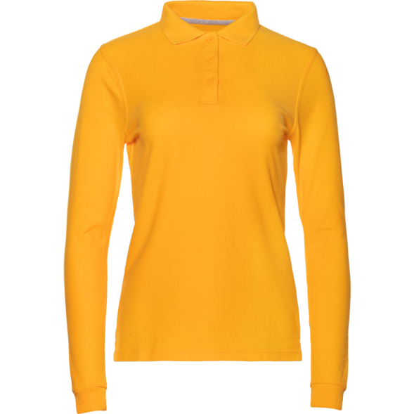 Рубашка поло женская STAN длинный рукав хлопок/полиэстер 185, 04SW