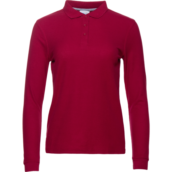 Рубашка поло женская STAN длинный рукав хлопок/полиэстер 185, 04SW