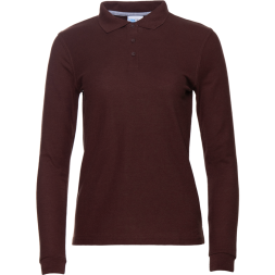 Рубашка поло женская STAN длинный рукав хлопок/полиэстер 185, 04SW