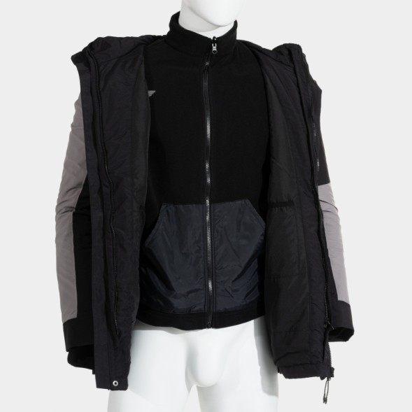 ANORAK MYSTIC NEGRO GRIS