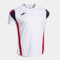 CAMISETA MANGA CORTA MONTREAL BLANCO ROJO
