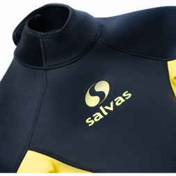 Гидрокостюм для плавания женский SALVAS Alfa MS0072-L чёрно-жёлтый