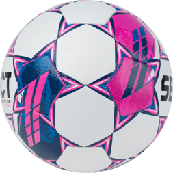 Мяч футб. SELECT Talento DB Light V23, 0773860009 р.3, 290-310г, 32п, ПУ, гибрид.сш, бело-розово-син