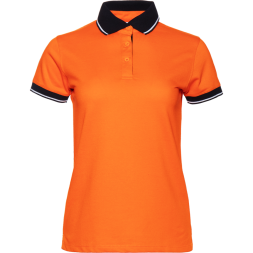 Рубашка поло женская STAN с контрастными деталями хлопок/полиэстер 185, 04CW
