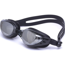 Очки для плавания Atemi, зерк., силикон (черн), B1000M
