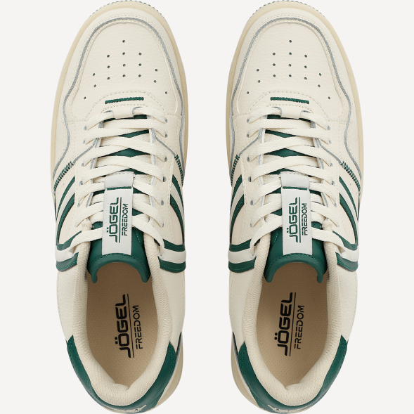 Кроссовки спортивные JÖGEL Freedom, светло-бежевый/зеленый