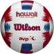 Набор WILSON Hawaii AVP, WTH80219KIT, мяч вол. + фрисби, размер 5, синт.кожа PVC, маш.сш., бело-крас