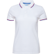 Рубашка поло женская триколор STAN хлопок/полиэстер 185, 04WRUS