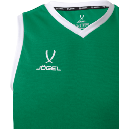 Майка баскетбольная JÖGEL CAMP Basic, зеленый, детский