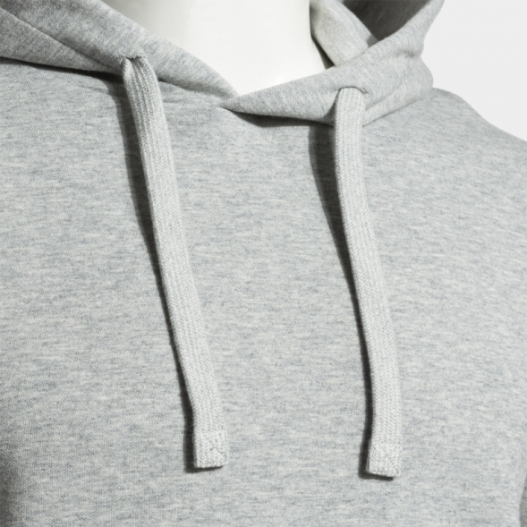 SUDADERA CON CAPUCHA UNIVERSO GRIS MELANGE