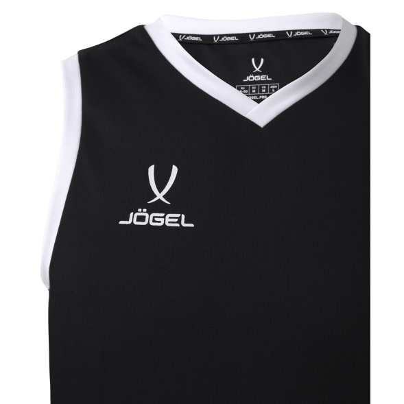 Майка баскетбольная JOGEL CAMP Basic, черный, детский