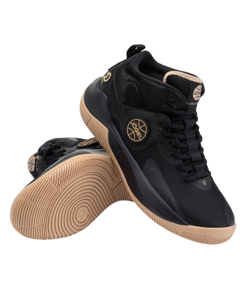 Кроссовки баскетбольные JOGEL Launch MID, Black/gold