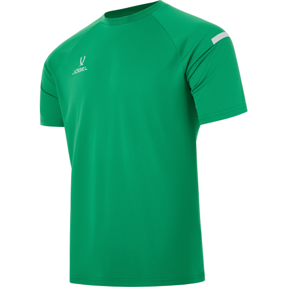 Футболка тренировочная JÖGEL CAMP 2 Training Poly Tee, зеленый/белый