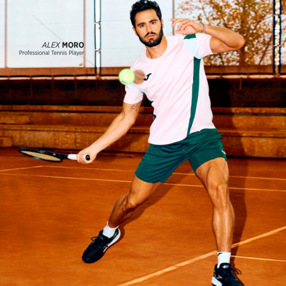 CAMISETA MANGA CORTA MONTREAL ROSA VERDE