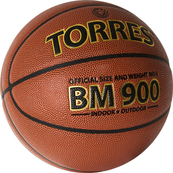 Мяч баскетбольный TORRES BM900 B32036, размер 6