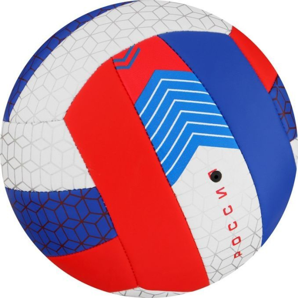 Мяч волейбольный MINSA «РОССИЯ», ПВХ, машинная сшивка, 18 панелей, р. 5
