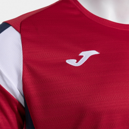 CAMISETA MANGA CORTA MONTREAL ROJO DARK NAVY