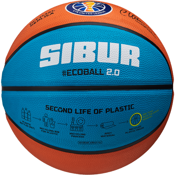 Мяч баскетбольный JÖGEL Training ECOBALL 2.0 Replica №5