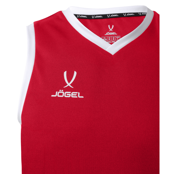 Майка баскетбольная JÖGEL CAMP Basic, красный, детский