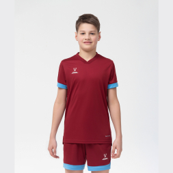 Футболка игровая JÖGEL DIVISION PerFormDRY Union Jersey, гранатовый/голубой/белый
