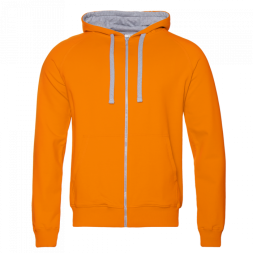 Толстовка мужская STAN с капюшоном на молнии футер без начёса