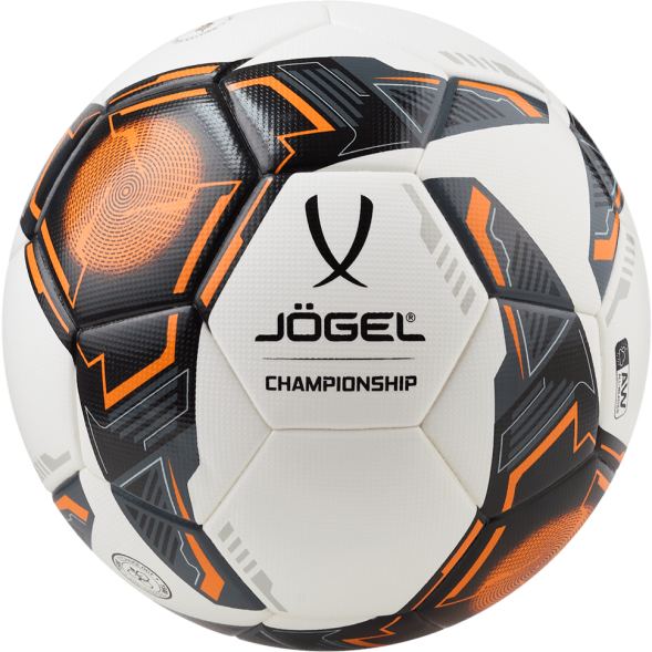 Мяч футбольный JÖGEL Championship №5, белый
