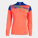 SUDADERA ELITE X CORAL FLUOR ROYAL