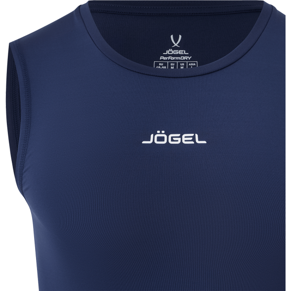 Майка компрессионная JÖGEL CAMP PerFormDRY Baselayer SL Tee, темно-синий