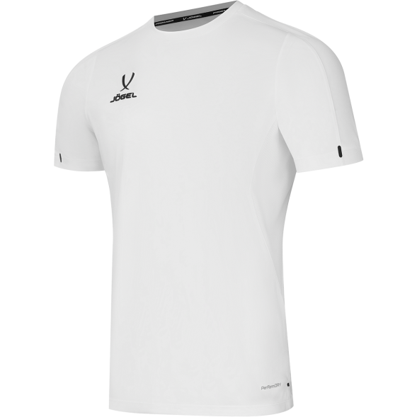 Футболка тренировочная JÖGEL PREMIER PerFormDRY Training Poly Tee, белый