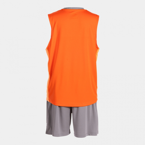 SET KIDS CAMP NARANJA GRIS