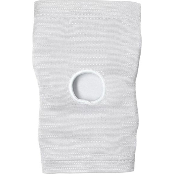 Наколенники ASICS Gel Kneepad 3053A181-100-L, р.L, вискоза, полиэстер, резина, белые