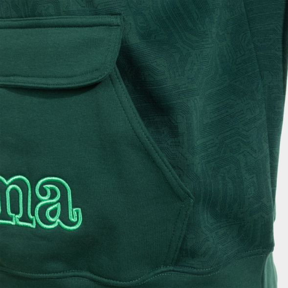 SUDADERA CON CAPUCHA U-TRIBE VERDE