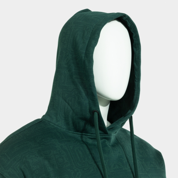 SUDADERA CON CAPUCHA U-TRIBE VERDE