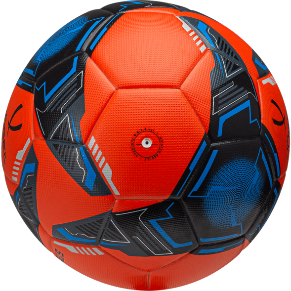 Мяч футбольный JÖGEL Championship №5, оранжевый/синий/черный