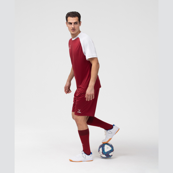 Шорты игровые JÖGEL CAMP Classic Shorts, гранатовый/белый