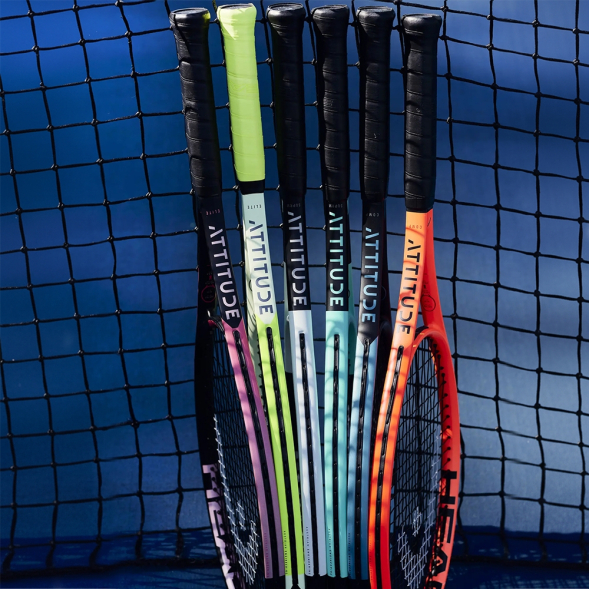 Ракетка б/т HEAD MX Attitude Comp Gr1, 231325, для любителей, композит,со струнами, синий