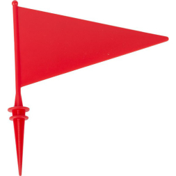 Флажок разметочный У987,  21см, пластик