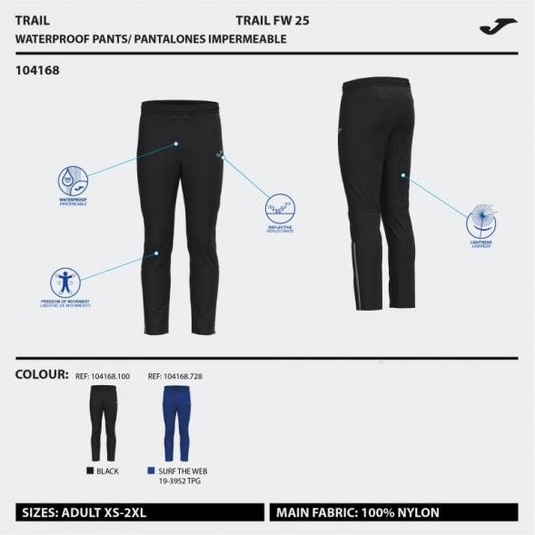 PANTALÓN LARGO R-TRAIL NATURE NEGRO