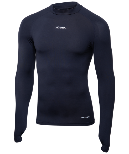 Футболка компрессионная с длинным рукавом JOGEL Camp PerFormDRY Top LS, черный/белый