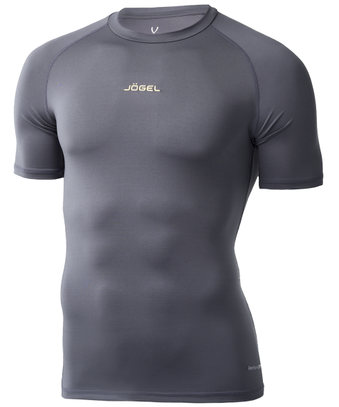 Футболка компрессионная с коротким рукавом JOGEL Camp PerFormDRY Top SS, темно-серый