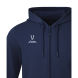 Худи на молнии JÖGEL ESSENTIAL Cotton FZ Hoodie, темно-синий, детский