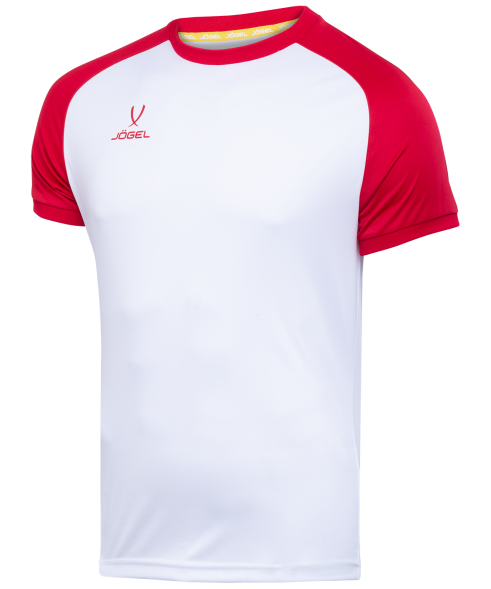 Футболка игровая JOGEL CAMP Reglan Jersey, белый/красный, детский