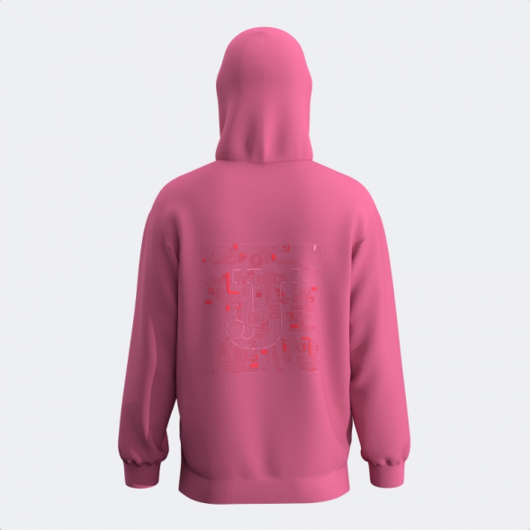 SUDADERA CON CAPUCHA U-TRIBE ROSA