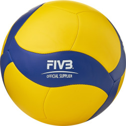 Мяч вол. MIKASA V360W, р.5, синт.кожа (ТПУ), 18 пан, маш.сш., бут.кам, желто-синий